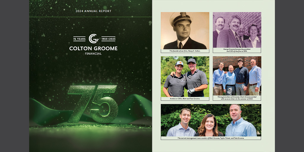 Colton Groome’s 2024 Annual Report is Here!